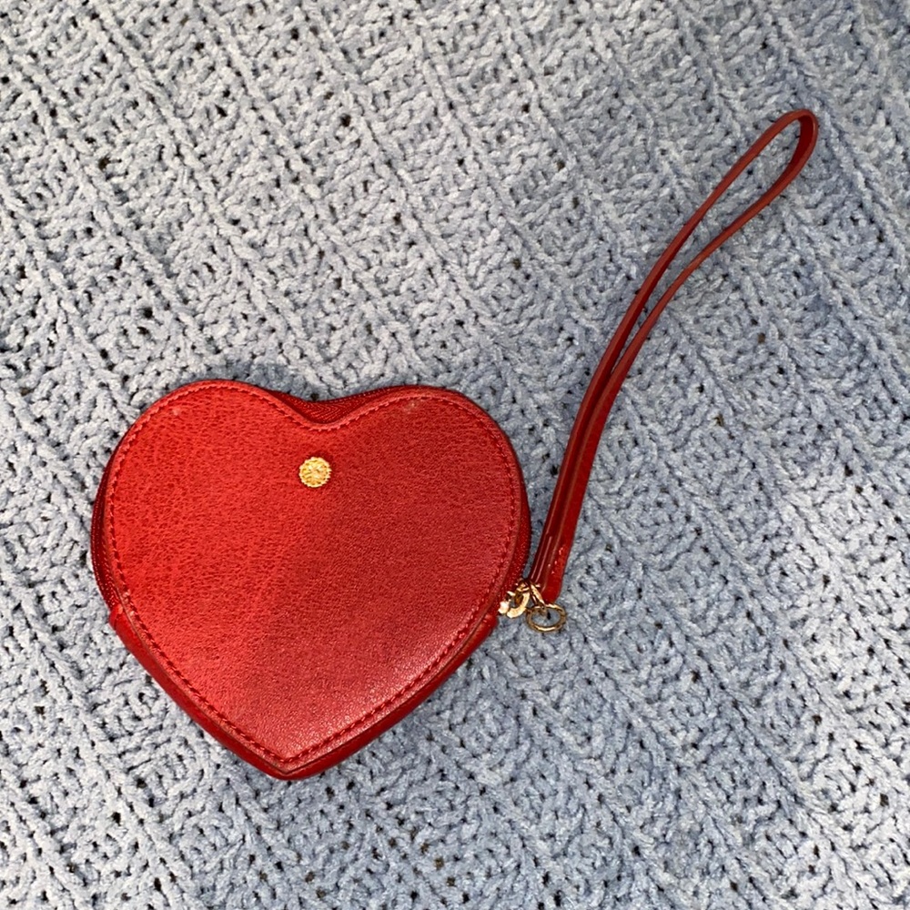 Heart shaped wristlet